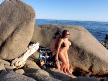 SinsLife - Sexo épico en la playa en vacaciones públicas