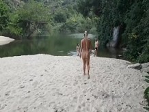 Cayó en la red !!! Detrás de cámaras de una película porno brasileña en el barco !!!. Butt Paty y Agatha Ludovino